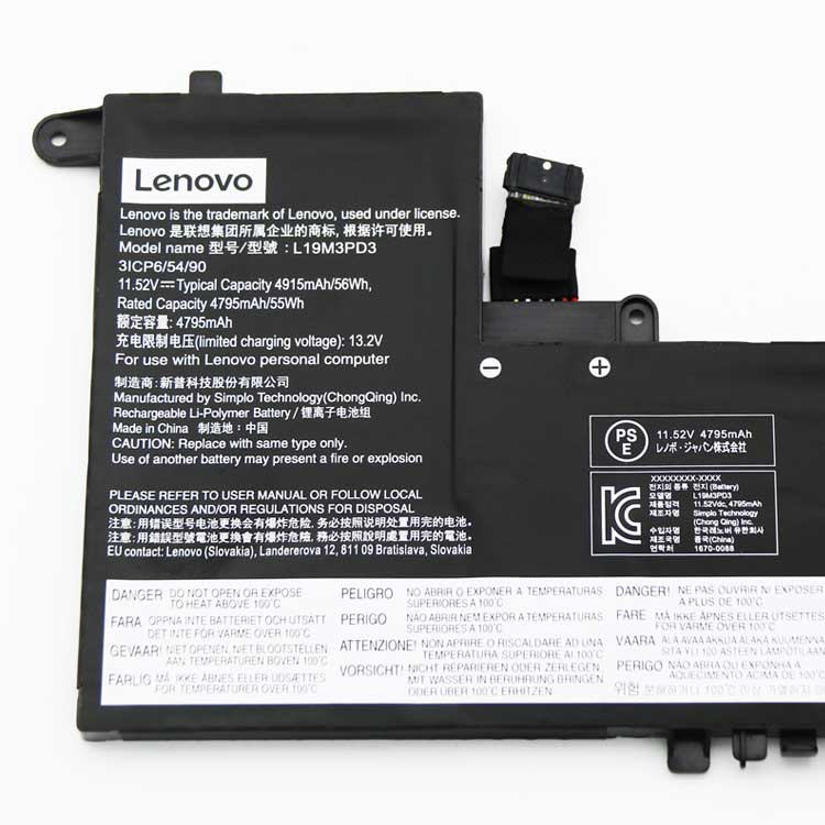 LENOVO L19D3PD3 akku
