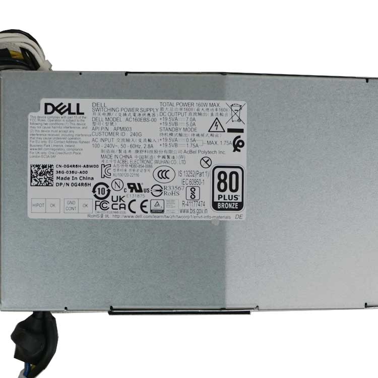 Dell Power Supply 160W G4R6H Netzteile / Ladegeräte